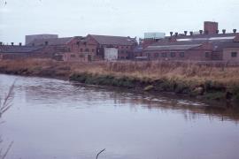 Alders Mill, Tamworth seen from across river
