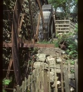 View of the Waterwheel, Eskdale Mill, Boot, Cumbria
