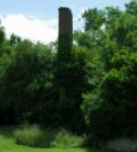 Dulcote East Mill, Somerset, chimney