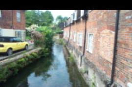 View of the millstream, Hungerford Mill, Hungerford