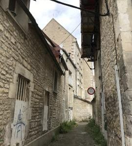 View of the mill down Ruelle du Moulin