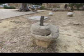 Quern in the courtyard of the Venetian Palace ruins, Famagusta