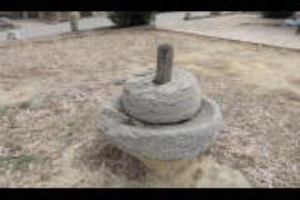 Quern in the courtyard of the Venetian Palace ruins, Famagusta