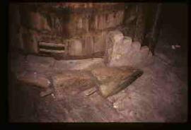 Harracle's Mill, Rudyard, Staffordshire, millstone wedges