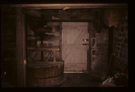 Harracle's Mill, Rudyard, Staffordshire, sack door