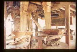Stone floor, Carew Tidal Mill, Carew, Pembrokeshire