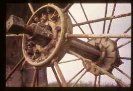 Suspension wheel, Waterloo Mill, Silton, Gillingham, Dorset