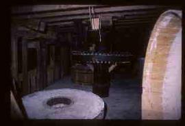 Millstone and crown wheel, Mapledurham Mill, Mapledurham, Berkshire