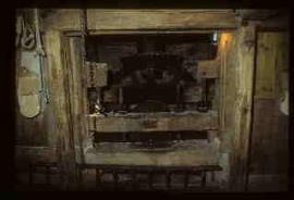 Pit wheel, Mapledurham Mill, Mapledurham, Berkshire