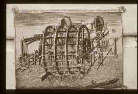 London Bridge waterworks, Sorrocold wheel, Beighton drawing