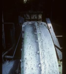 Cressbrook Mill, Litton, Derbyshire, Gilkes turbine, casing