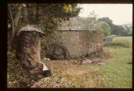 Dowrich Mill, Sandford, Devon, waterwheel