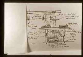 Dowrich Mill, Sandford, Devon, measurements: hurst frame