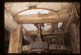 Dowrich Mill, Sandford, Devon, Stone nut and French stone