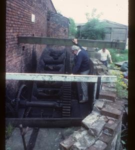 Ashton under Lyne, Lancashire, Canal Warehouse, upstream view