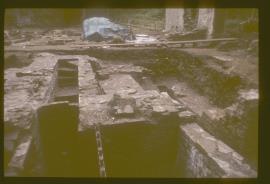 Aberdulais Tin Works, Aberdulais, Neath, Glamorgan, waterwheel pits