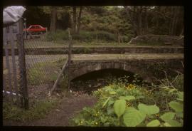 Aberdulais Tin Works, Aberdulais, Neath, Glamorgan, canal bridge