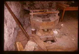 Fremington Mill, Devon, Millstone and furniture