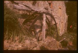 Fremington Mill, Devon, Waterwheel end of mill