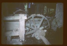 Gunton Park Sawmill, Norfolk,  gear to upstairs corn mill