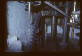 Layham Mill, Suffolk, gear space and pit wheel