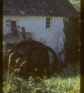 Docton Mill, Hartland, Devon, mill and wheel