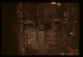 Little Corby Mill, Warwick Bridge, Cumbria, millstones in tuns