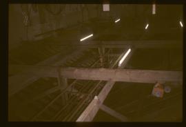 Wexham, Bucks, Rowley Park Farm, drive shafts in the sawmill