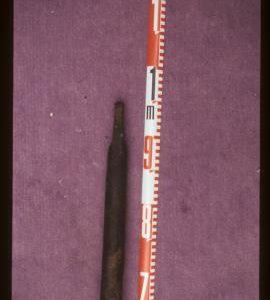 Reading Borough Museum, Berkshire, spindle of millstone from Silchester