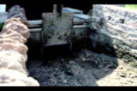 Henley Mill, Wookey, Somerset, Penstock