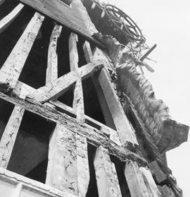 Union Mill, Cranbrook, Kent, restoration work in progress