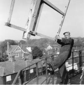 Union Mill, Cranbrook, Kent, restoration work in progress