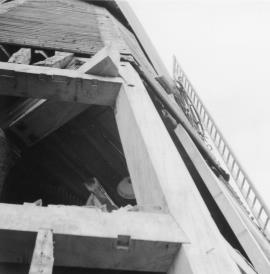 Union Mill, Cranbrook, Kent, restoration work in progress