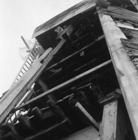 Union Mill, Cranbrook, Kent, restoration work in progress