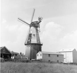 Union Mill, Cranbrook, Kent, restoration work in progress