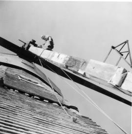 Union Mill, Cranbrook, Kent, restoration work in progress