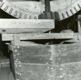 Machinery in High Salvington Windmill, High Salvington, Sussex, England