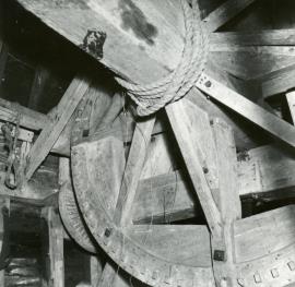 Machinery in High Salvington Windmill, High Salvington, Sussex, England