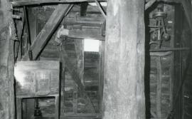 Interior of post mill, Bourn, Cambridgeshire