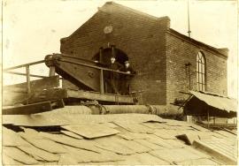 Beam Engine with Benjamin Turner, Works Engineer and his son William