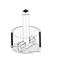 Diagram of 18th Century Flint Crushing Pan