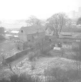 Bustleholme Mill, West Bromwich - mill from canal embankment