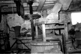 Burndhurst Mill, Loxley, Uttoxeter - general view of stone floor (1st floor)