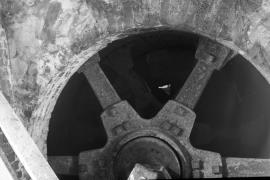 Bonehill Mill, Fazeley - waterwheel arms