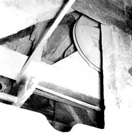 Burton Flour Mills, Winshill - one of the sack hoists in the mill, showing clutch