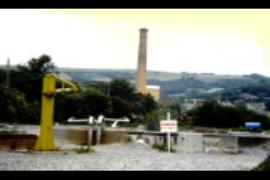 St Cuthberts Mill, Wells, Somerset, settling ponds from A371
