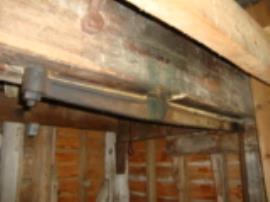 Tentering bar, post mill, Friston, Suffolk