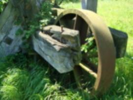 Tramwheel, post mill, Friston, Suffolk