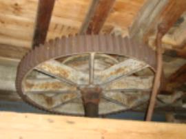 Tail great spur wheel, post mill, Friston, Suffolk