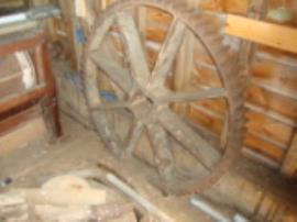Displaced head great spur wheel, post mill, Friston, Suffolk